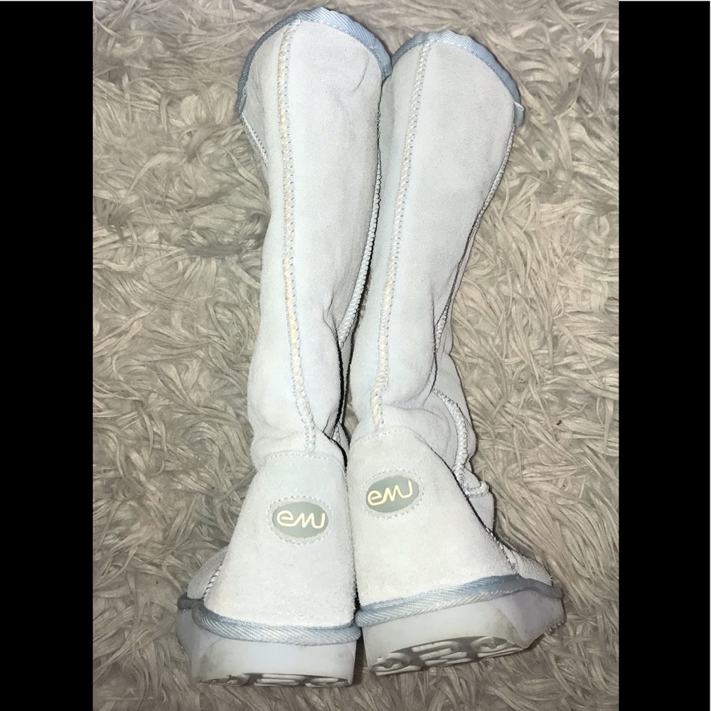 Women’s sheepskin EMU Boots Baby Blue Sz W9/M8 - Picture 6 of 8